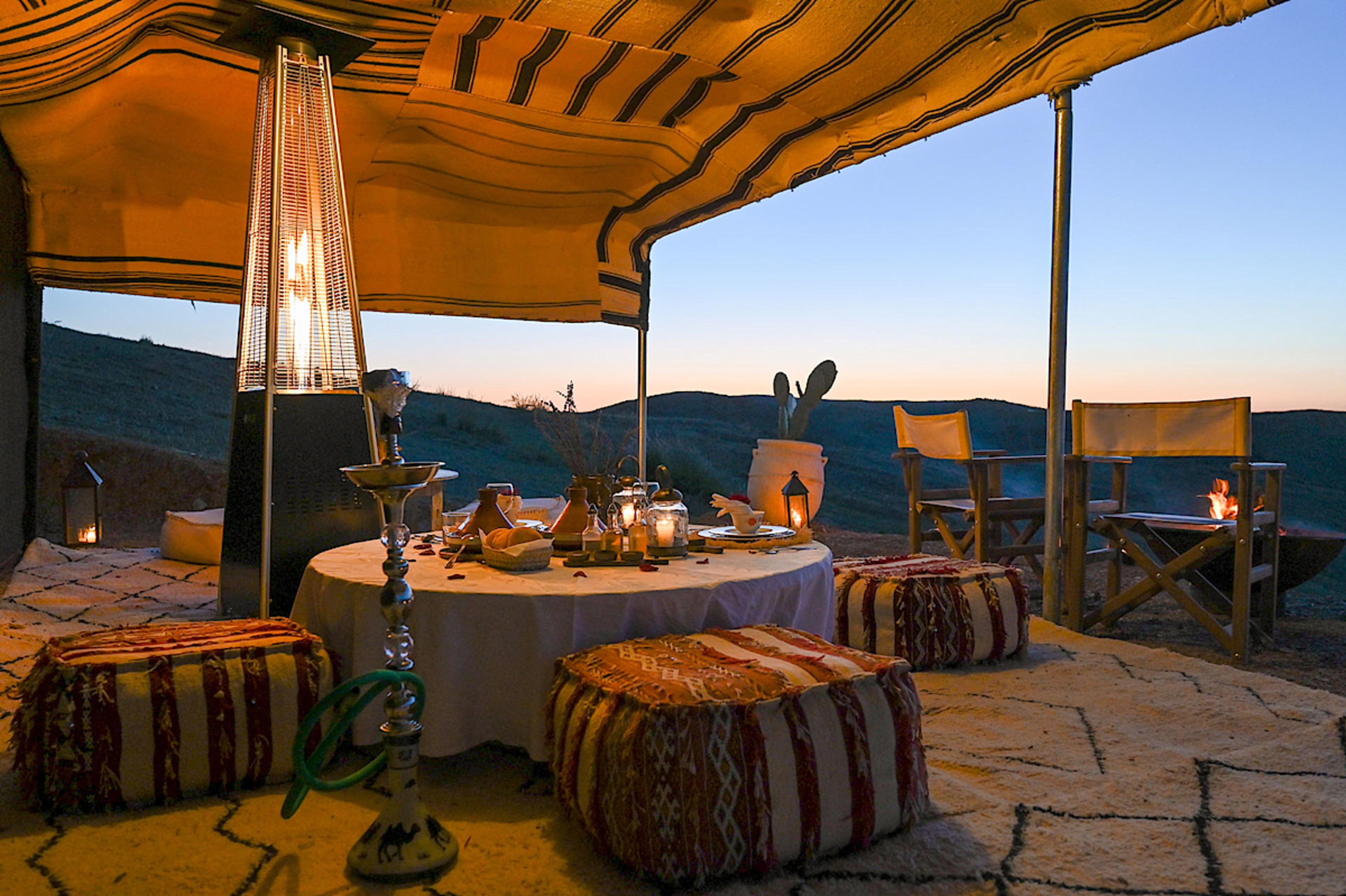 Dinner at a Private Tent
