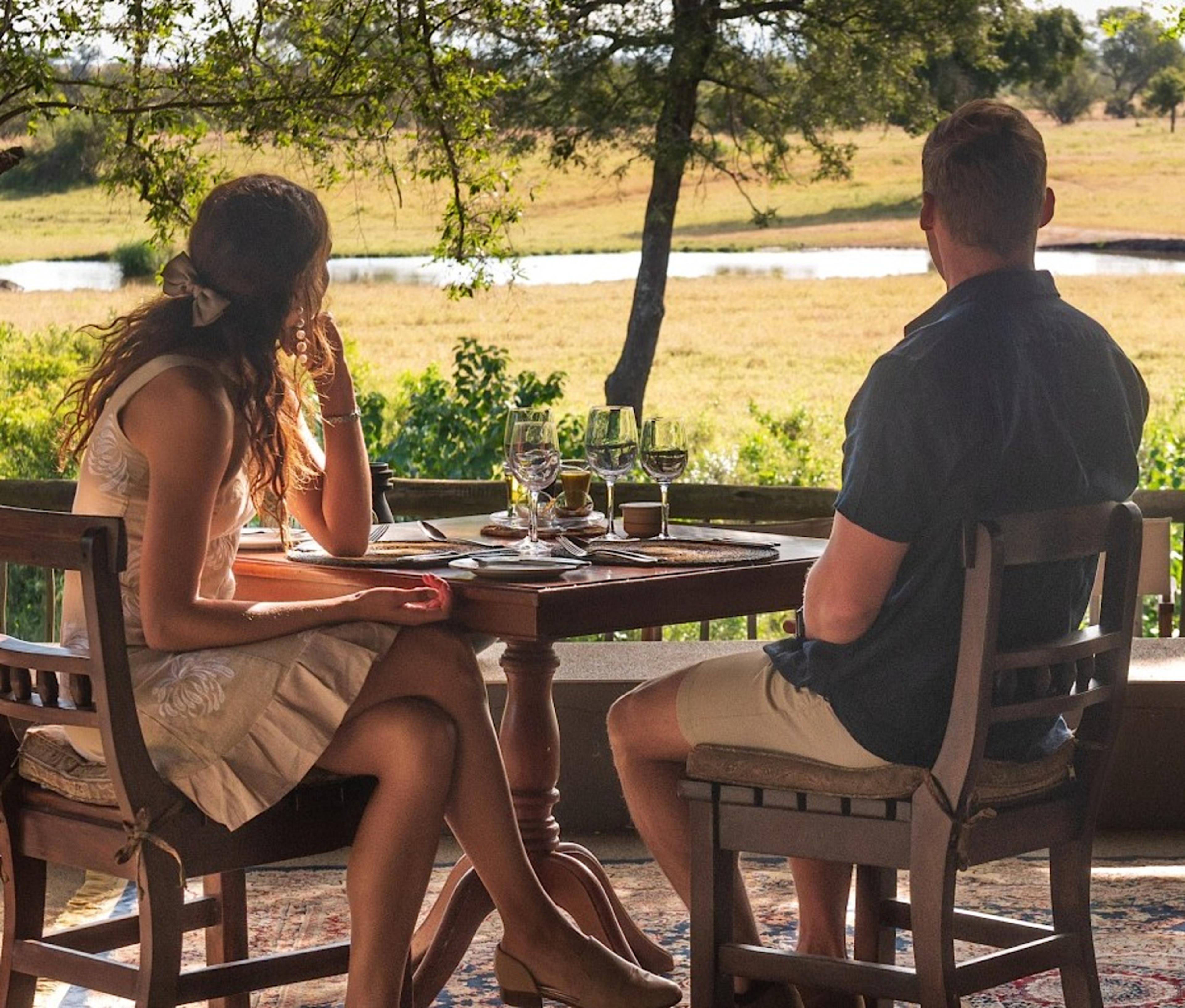Dining at Sabi Sabi