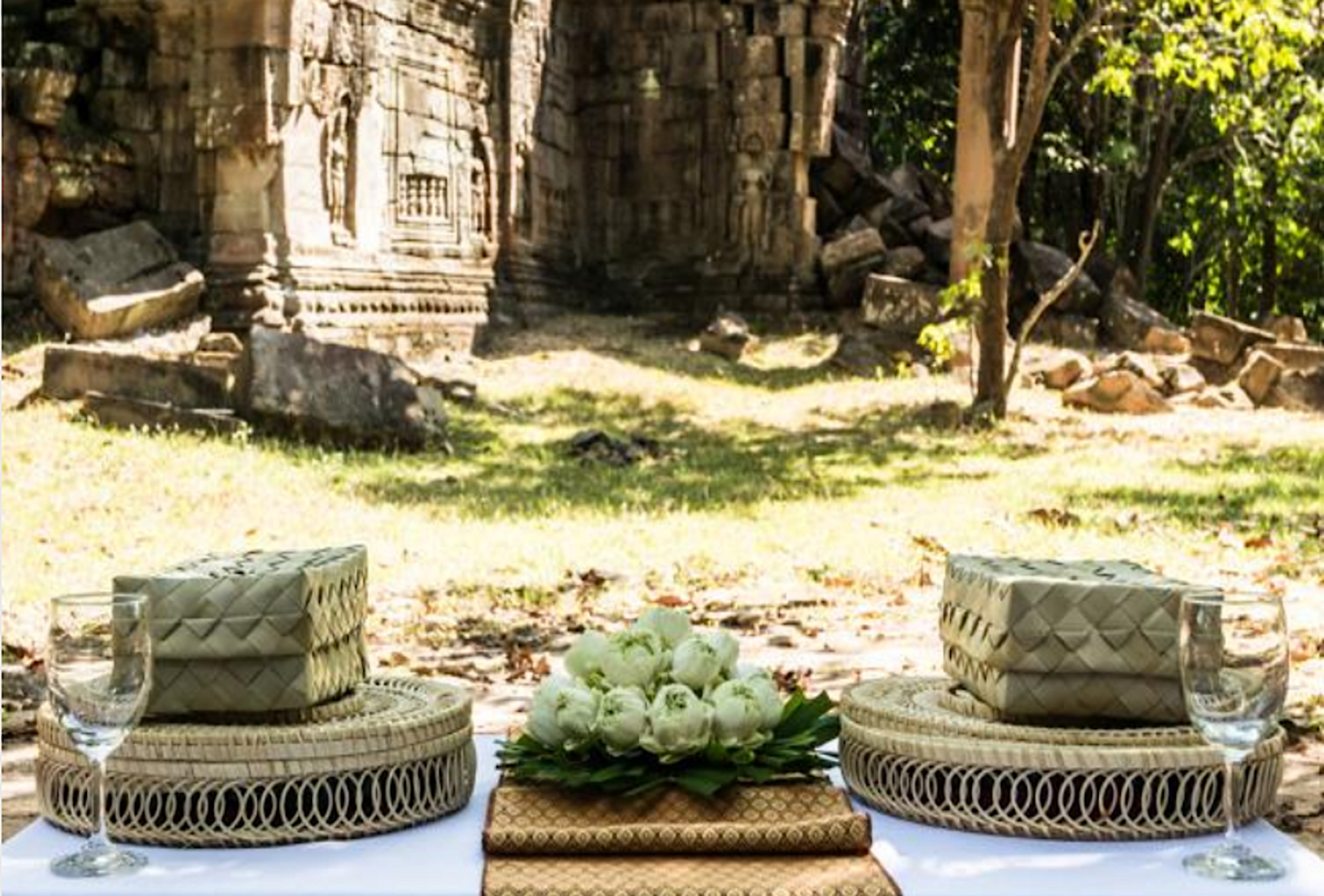 Picnic Lunch At Secret Temple