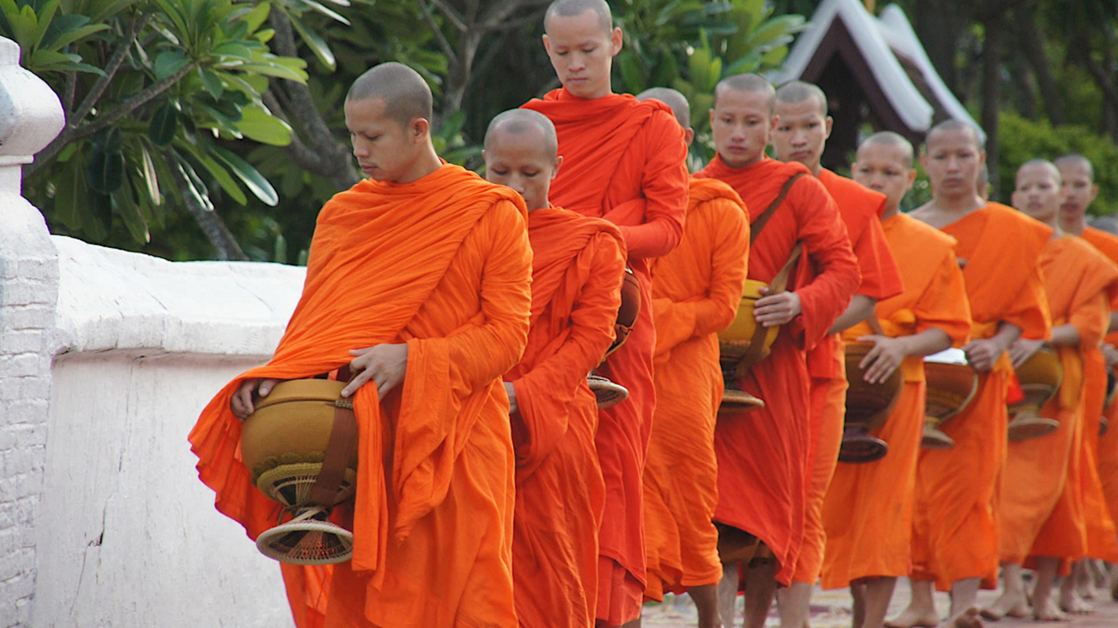 Monks Near Luang Prabang