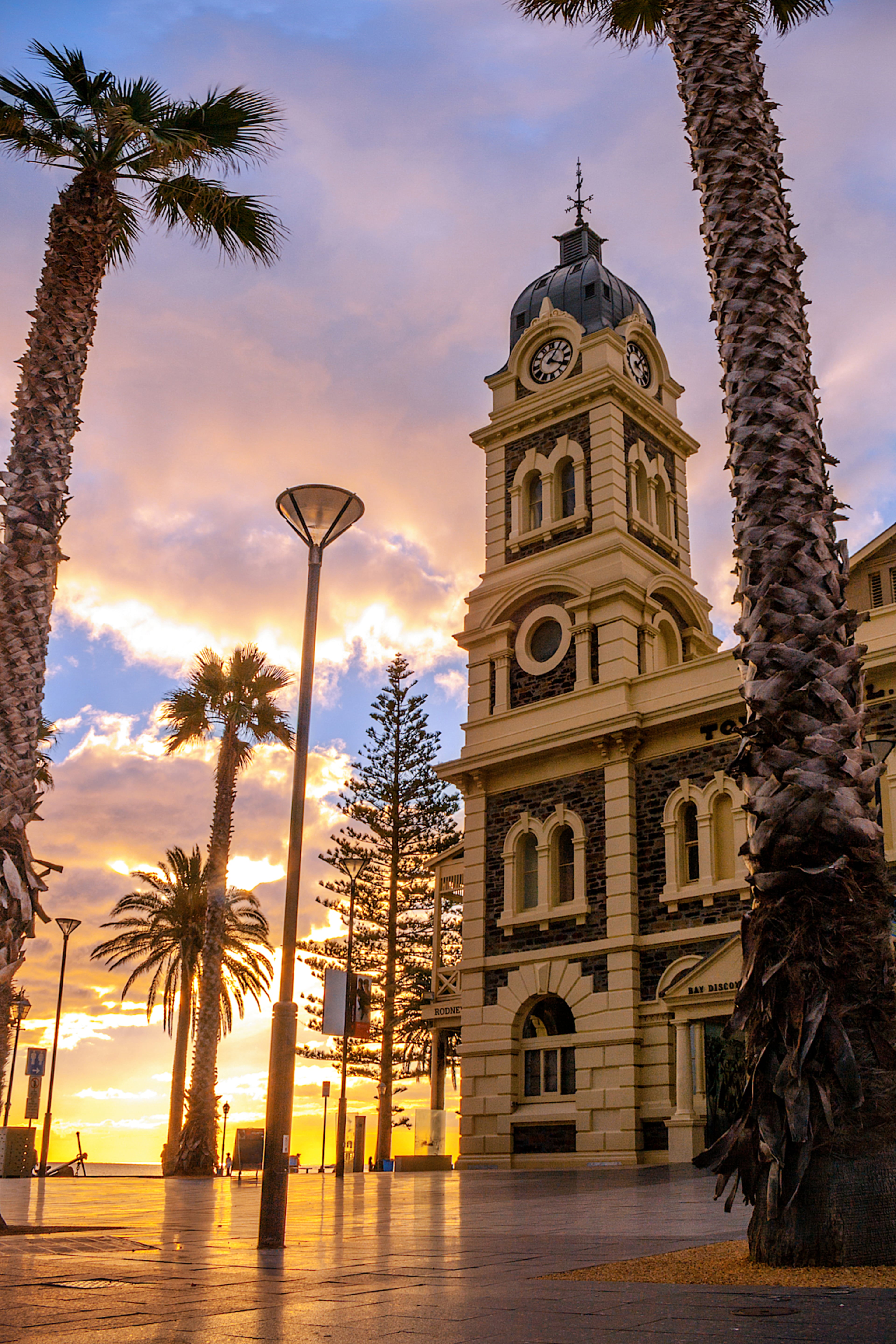 Adelaide Town Hall at Sunset