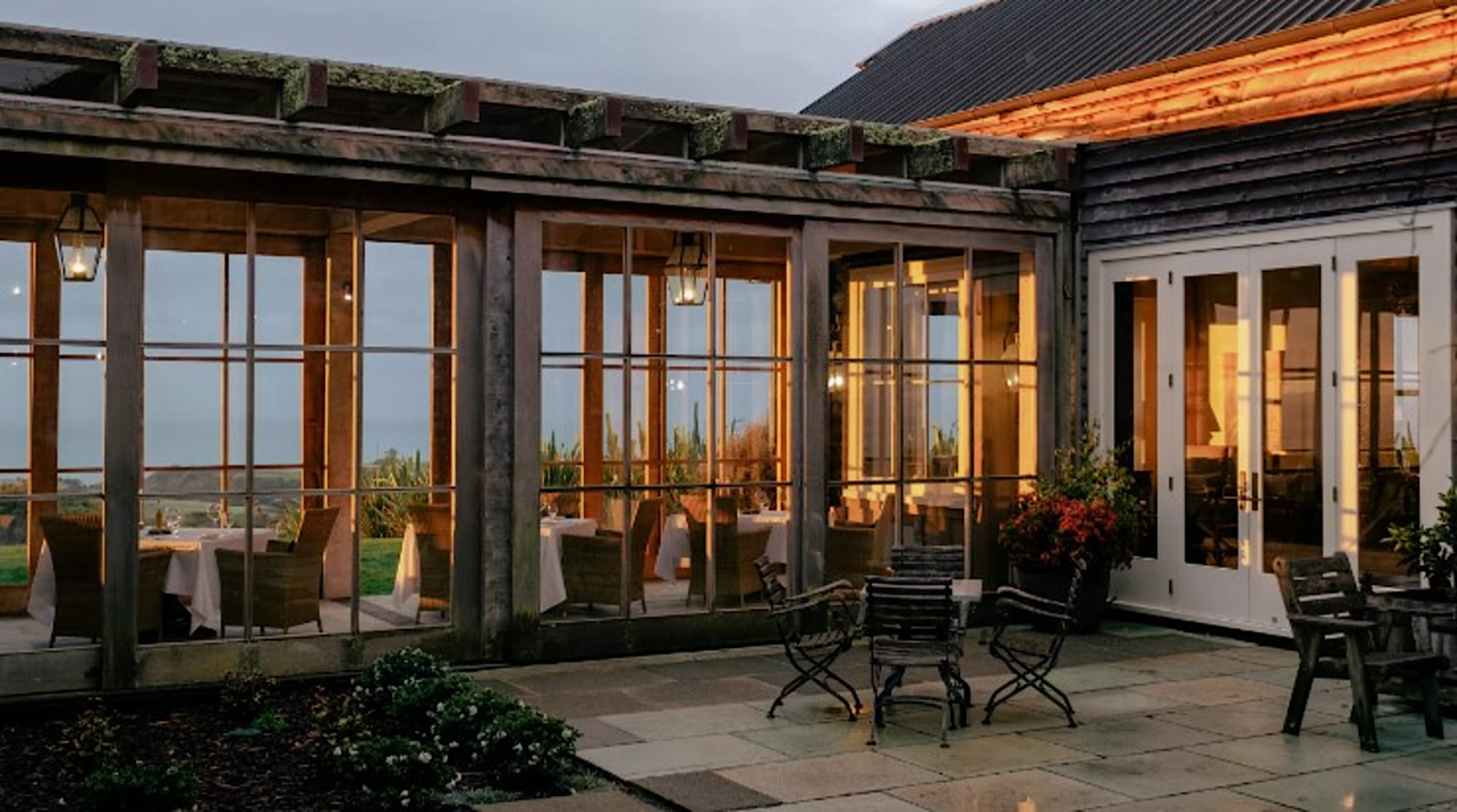 Dining at Cape Kidnappers