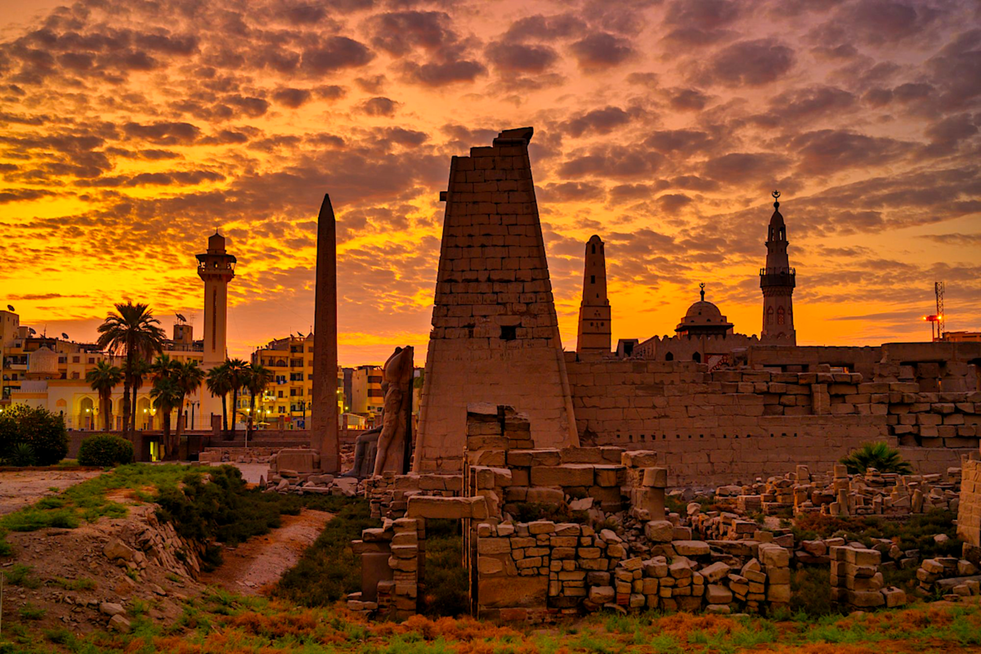 The Luxor Temple at Sunset, Luxor