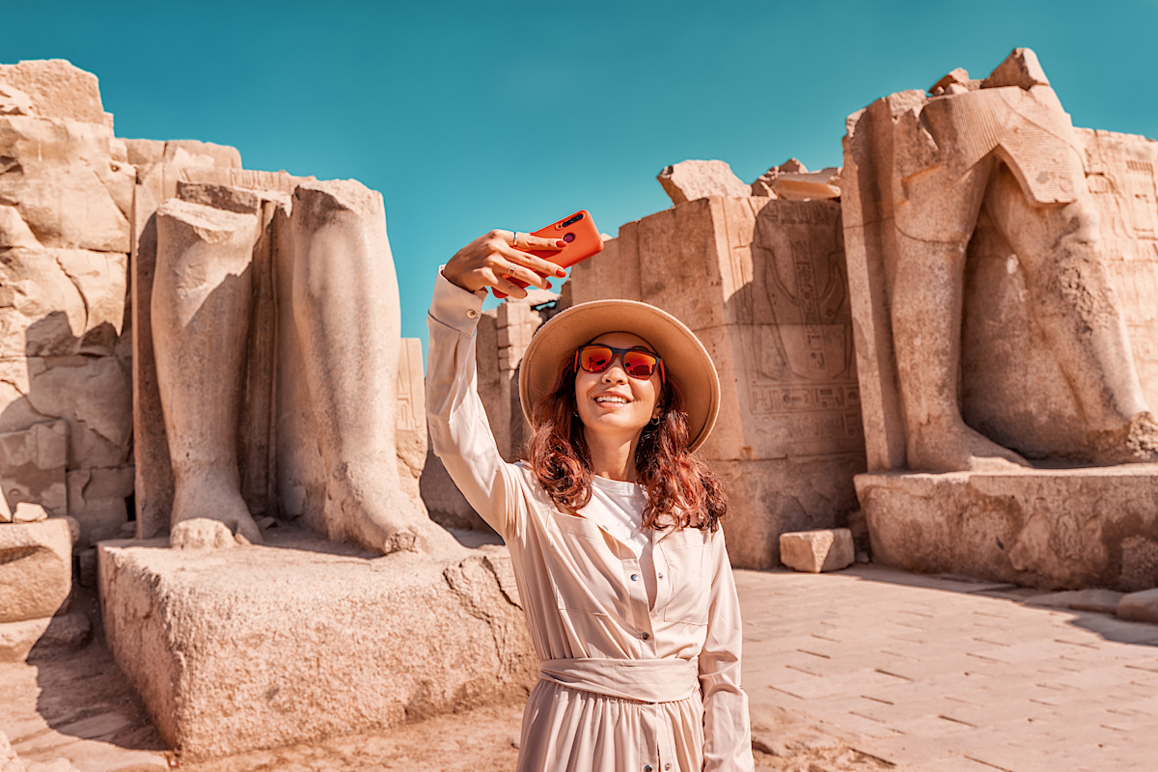 Exploring the Karnak Temple, Luxor