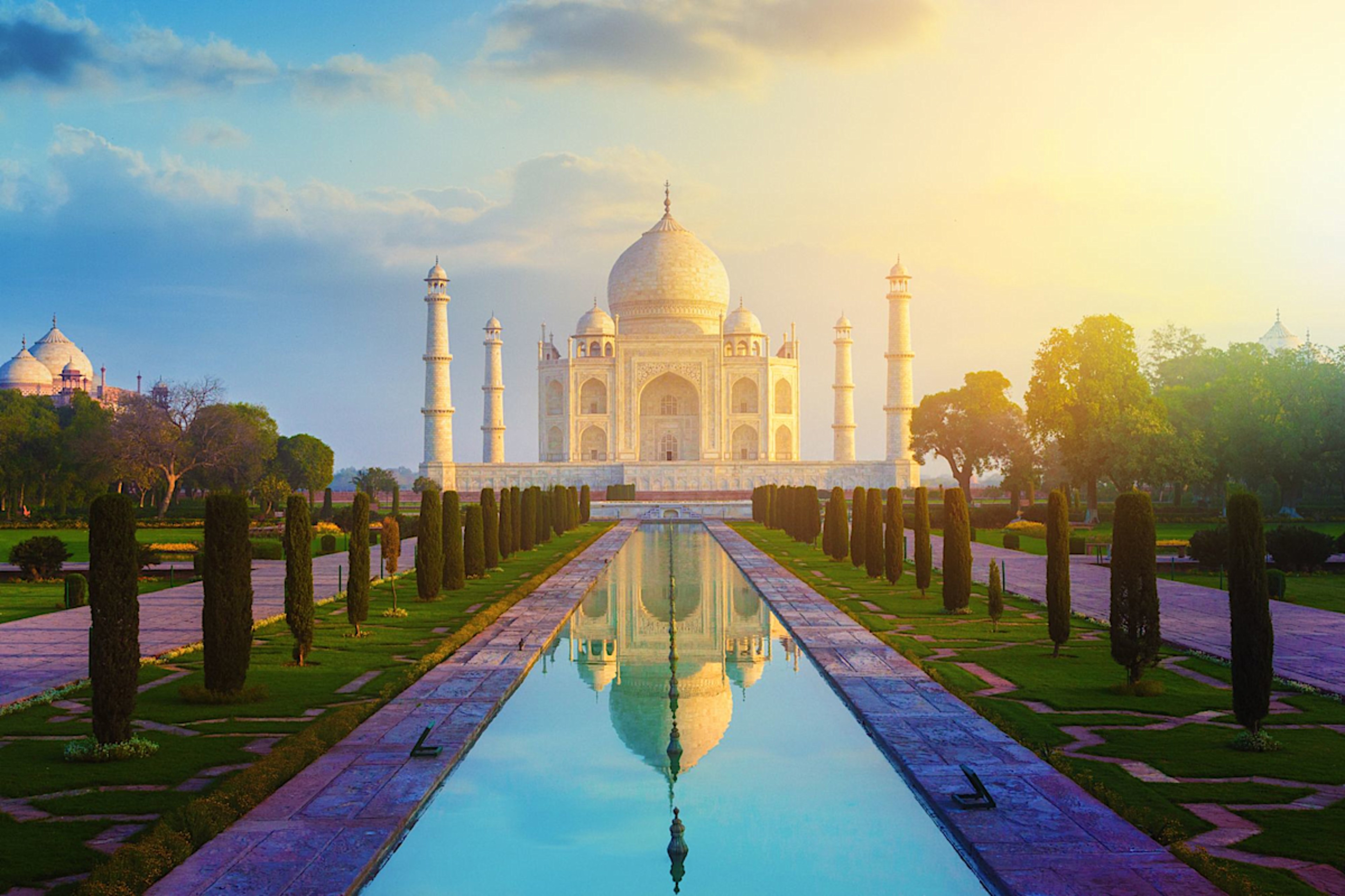 Sunrise at Taj Mahal