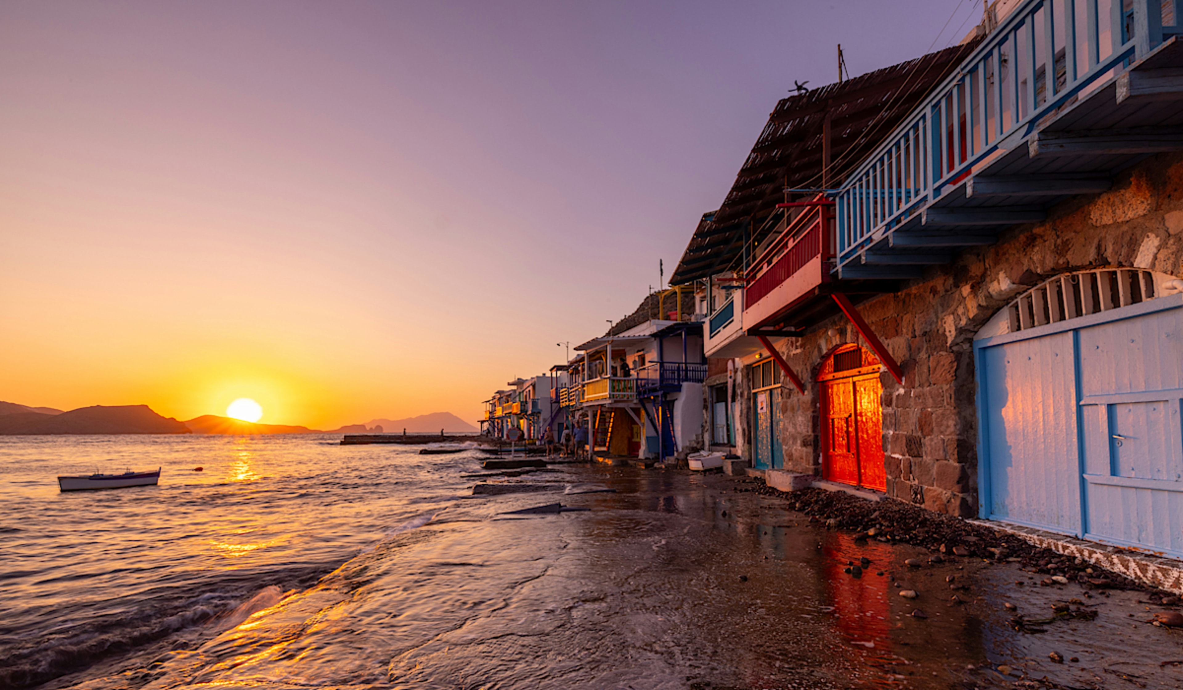 Sunset in Milos