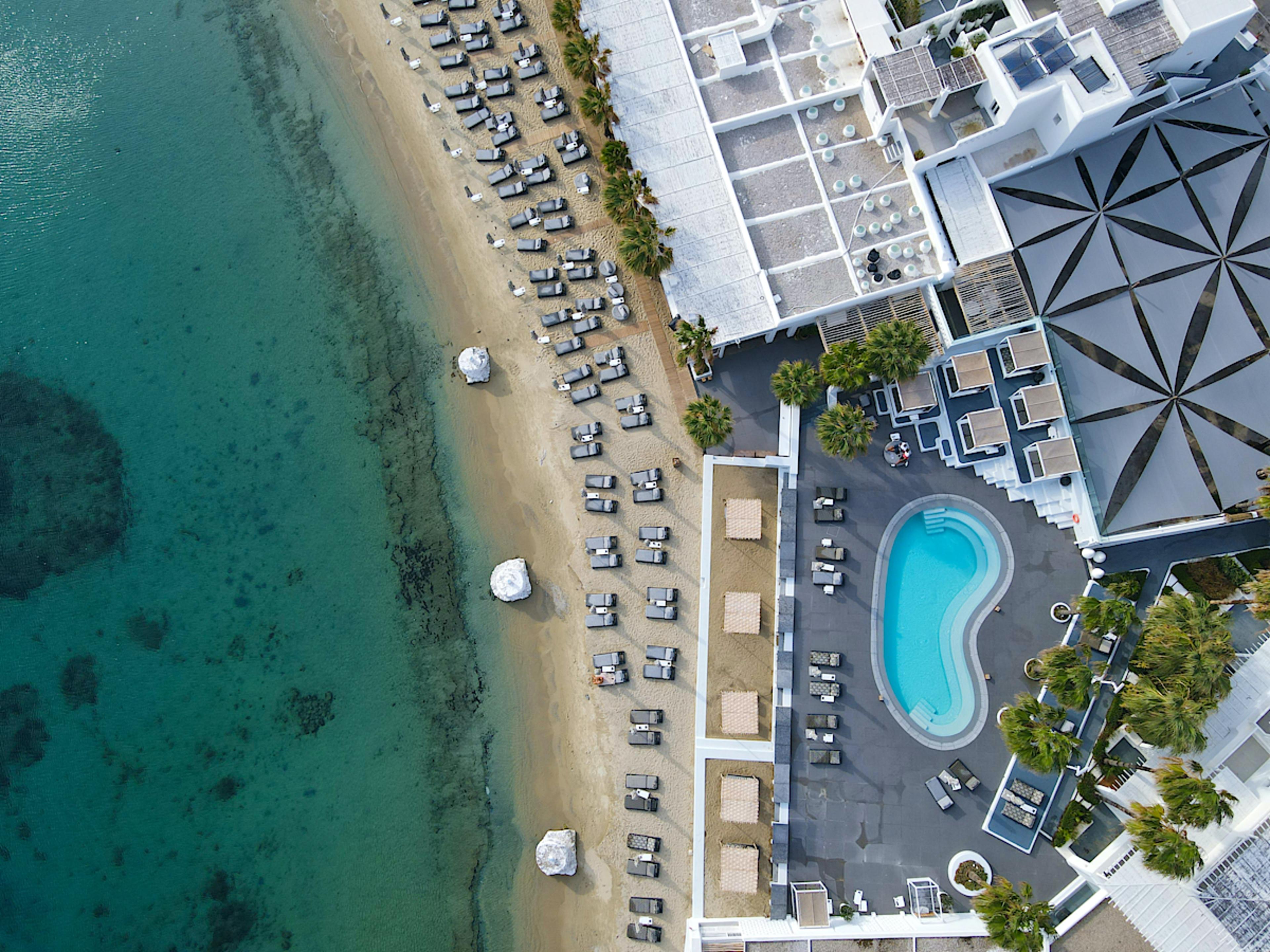 Pasaji Beach Club at Ornos Beach