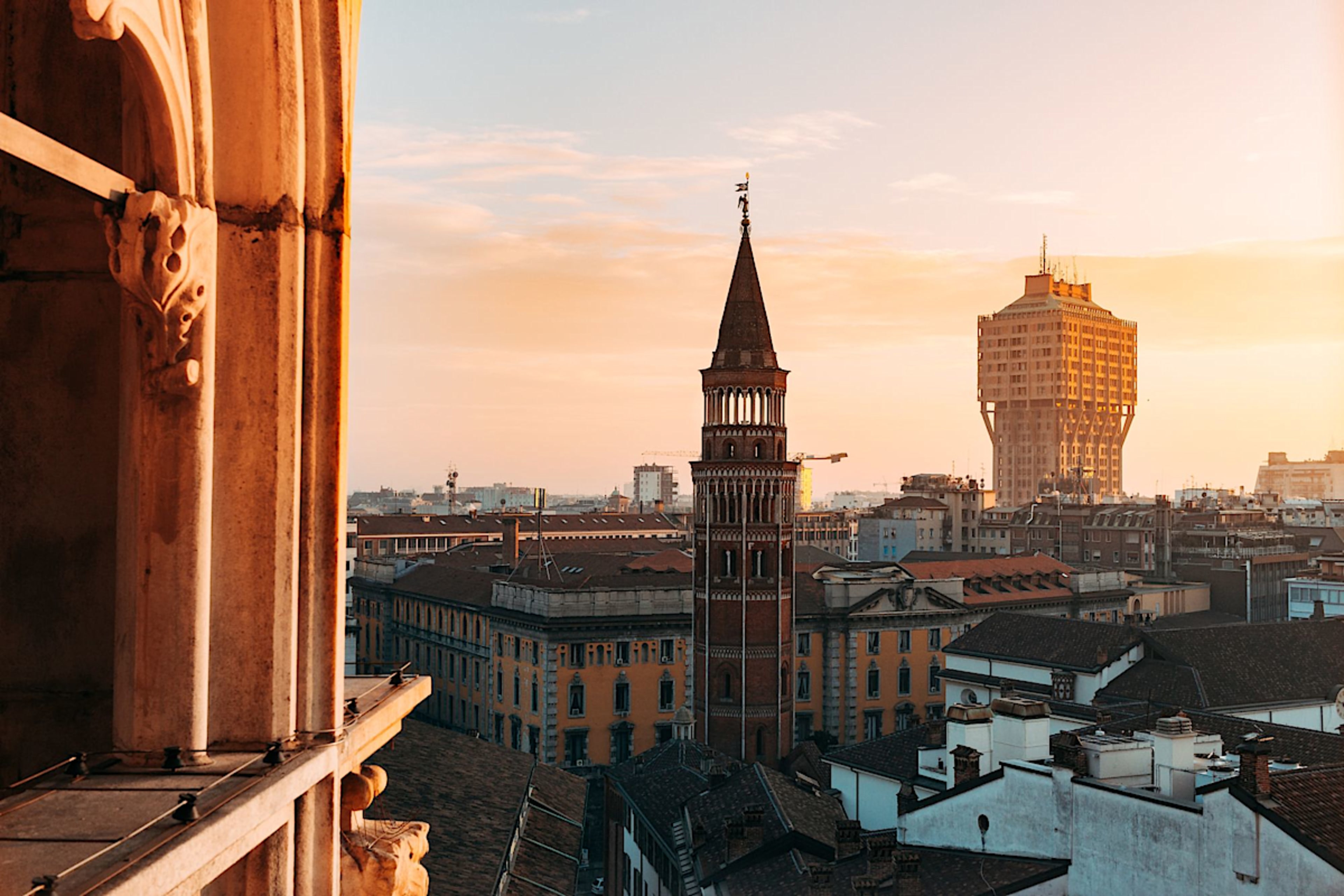 Golden Hour In Milan