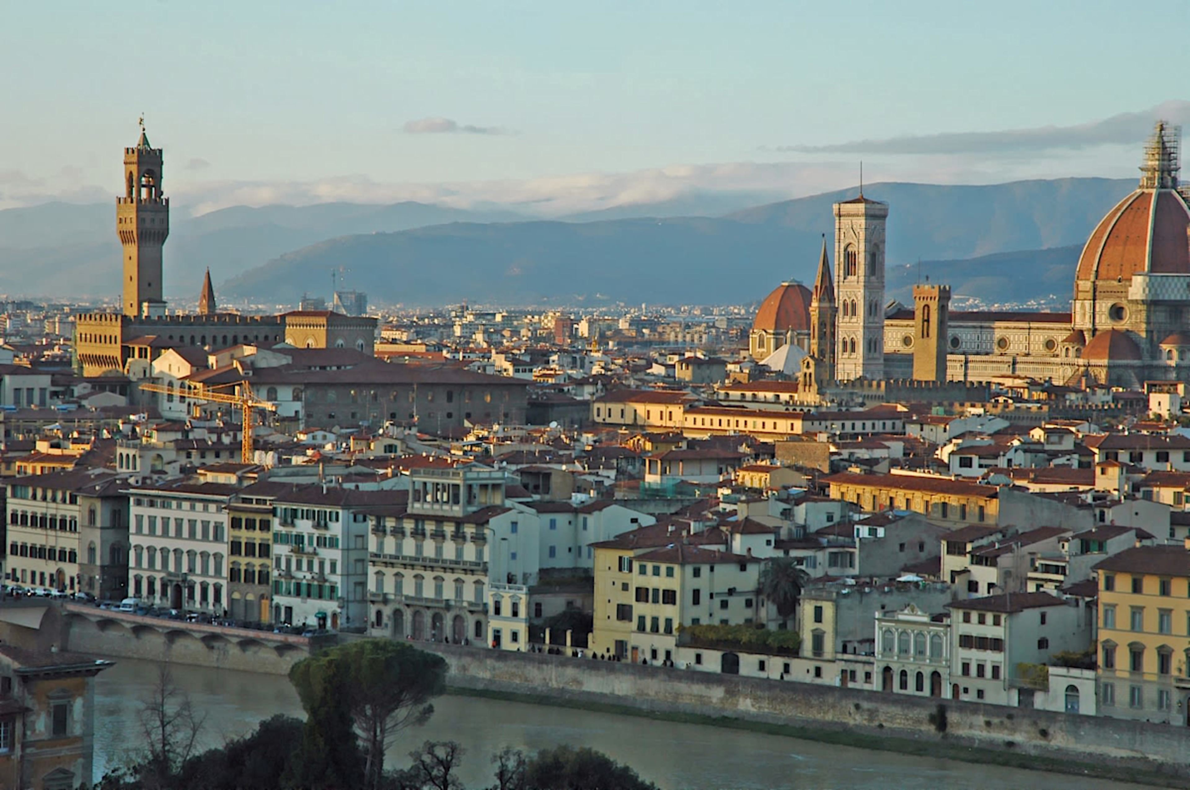 Florence Cityscape Sunset