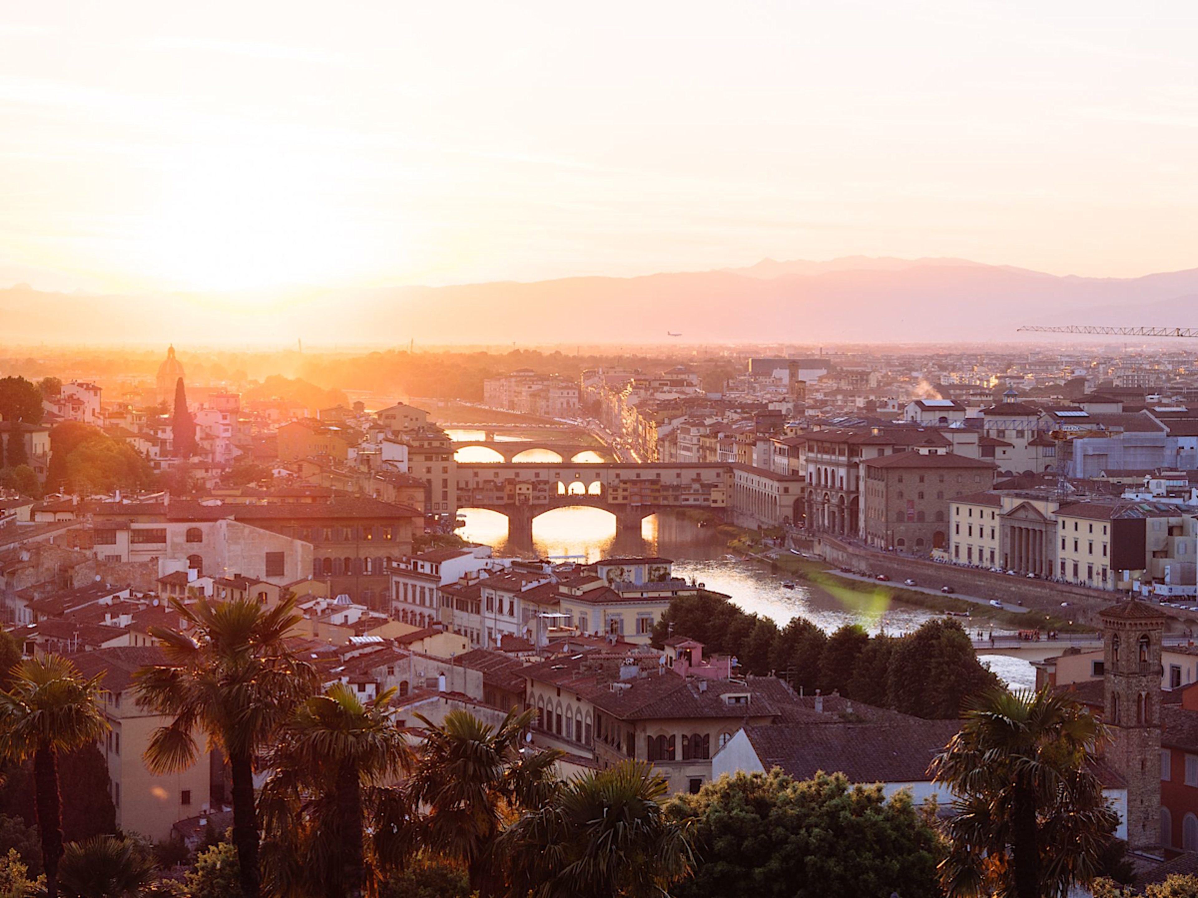 Sunset over Florence
