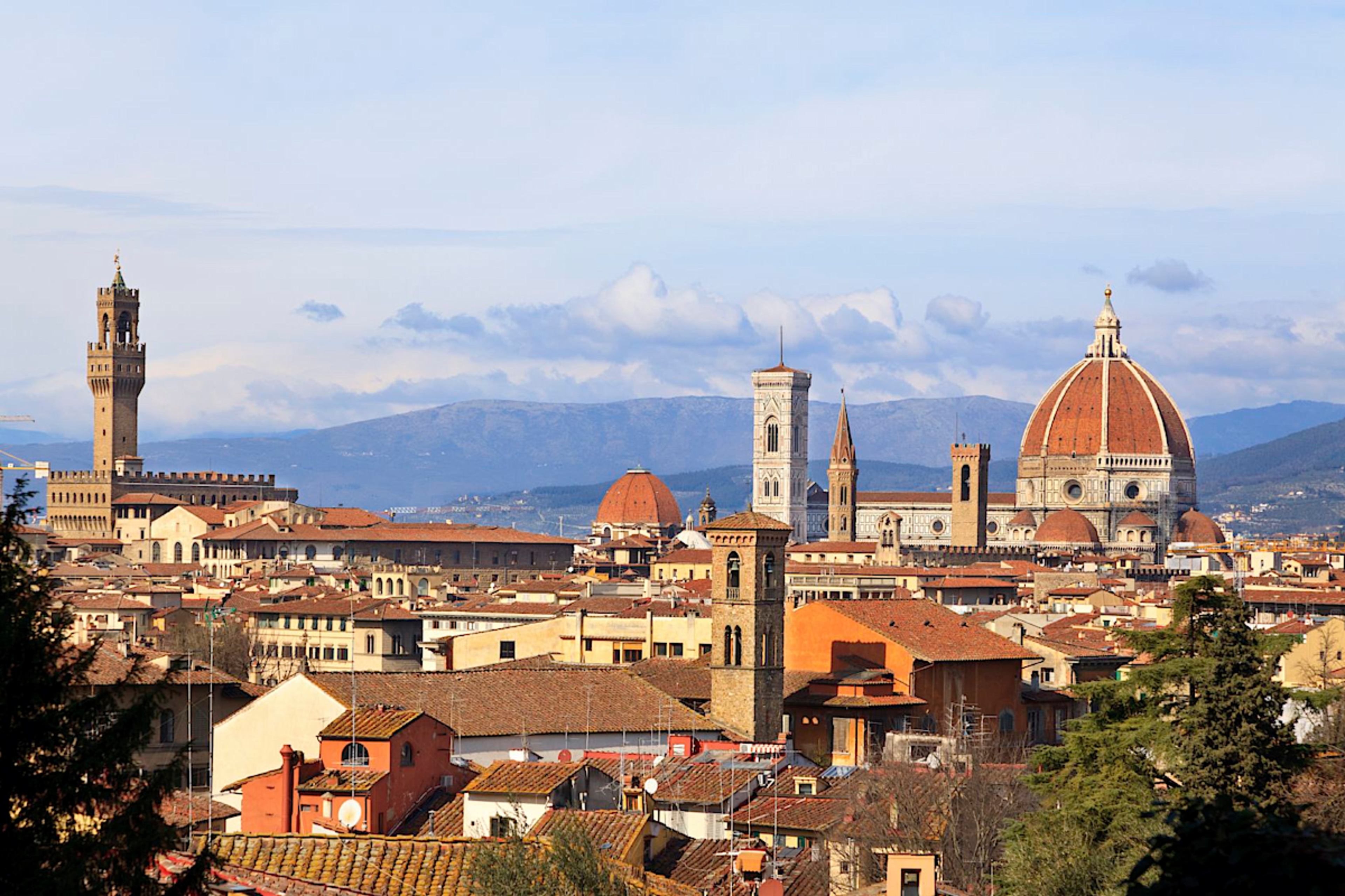 Medieval Florence Town Cityscape