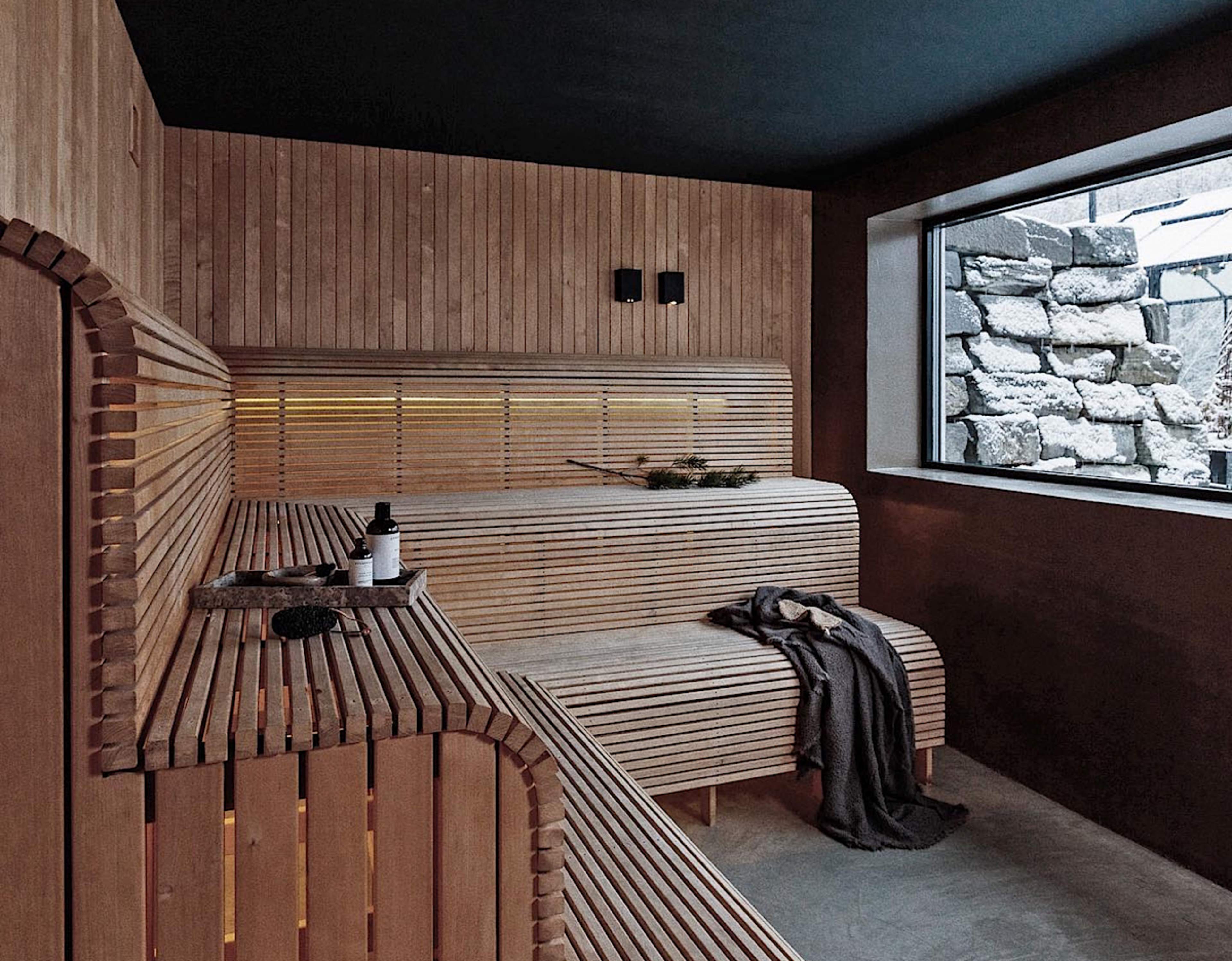 Sauna at Storfjord Hotel