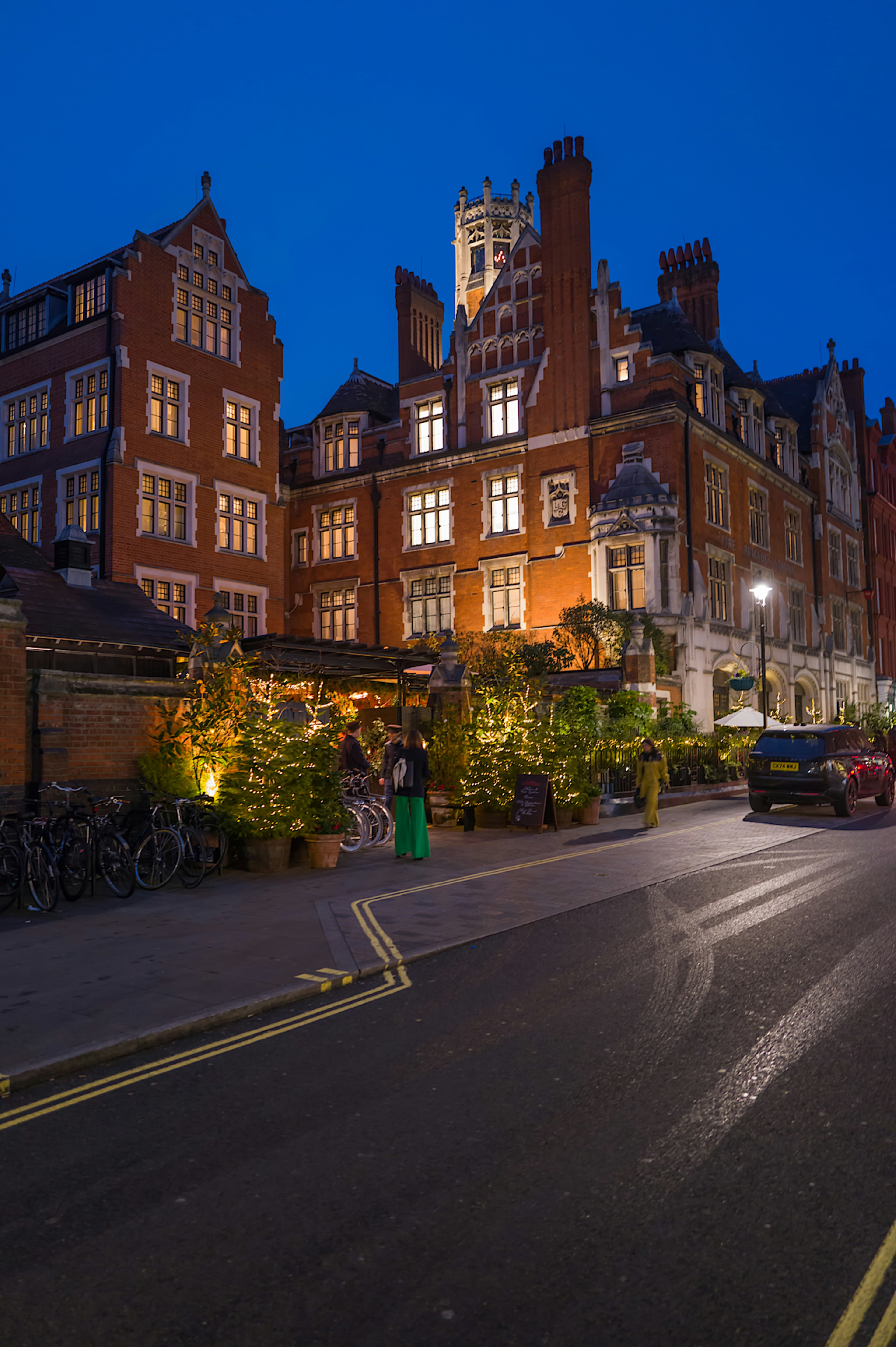 Kensington London England at Night