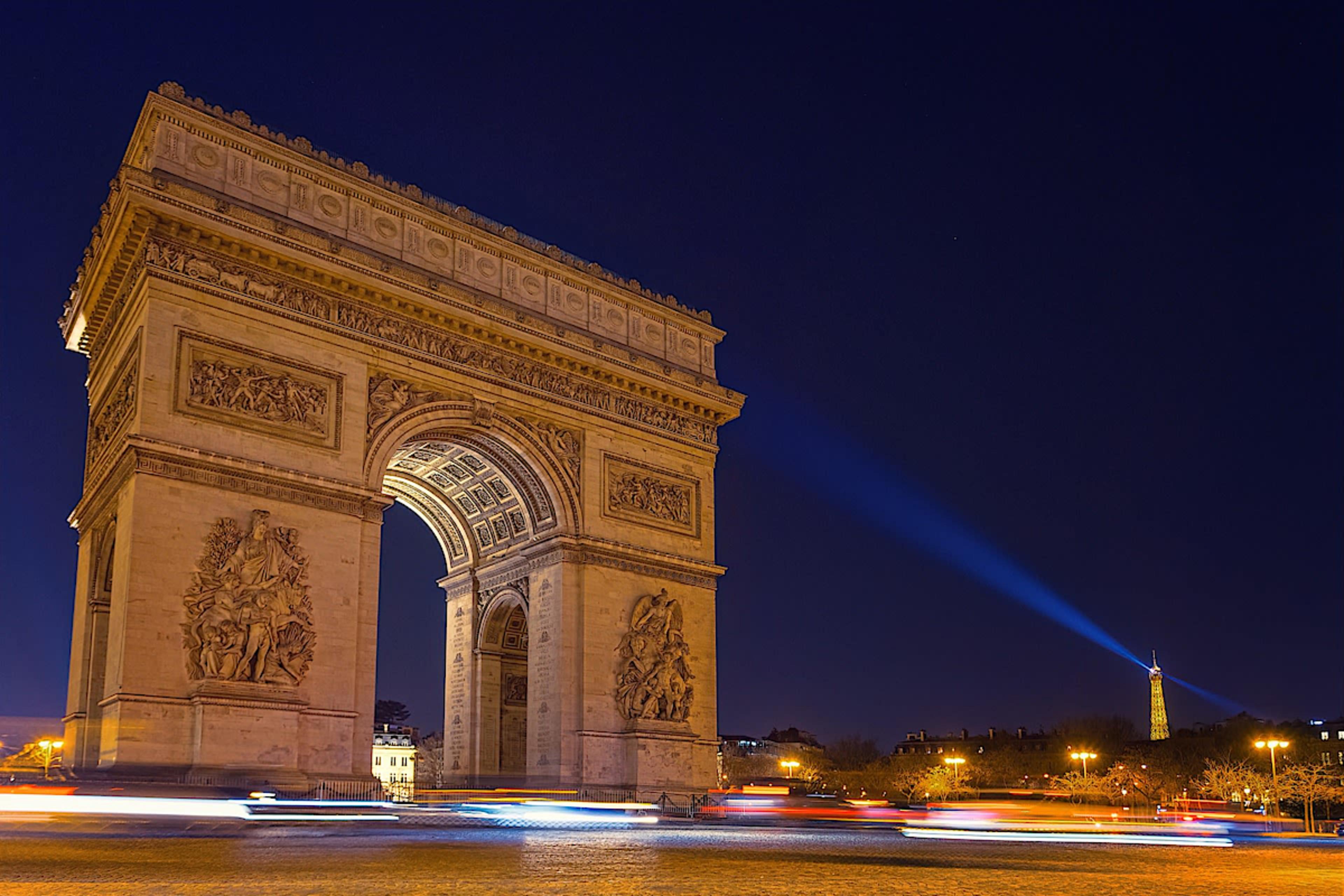 Illuminated Champs Elysees