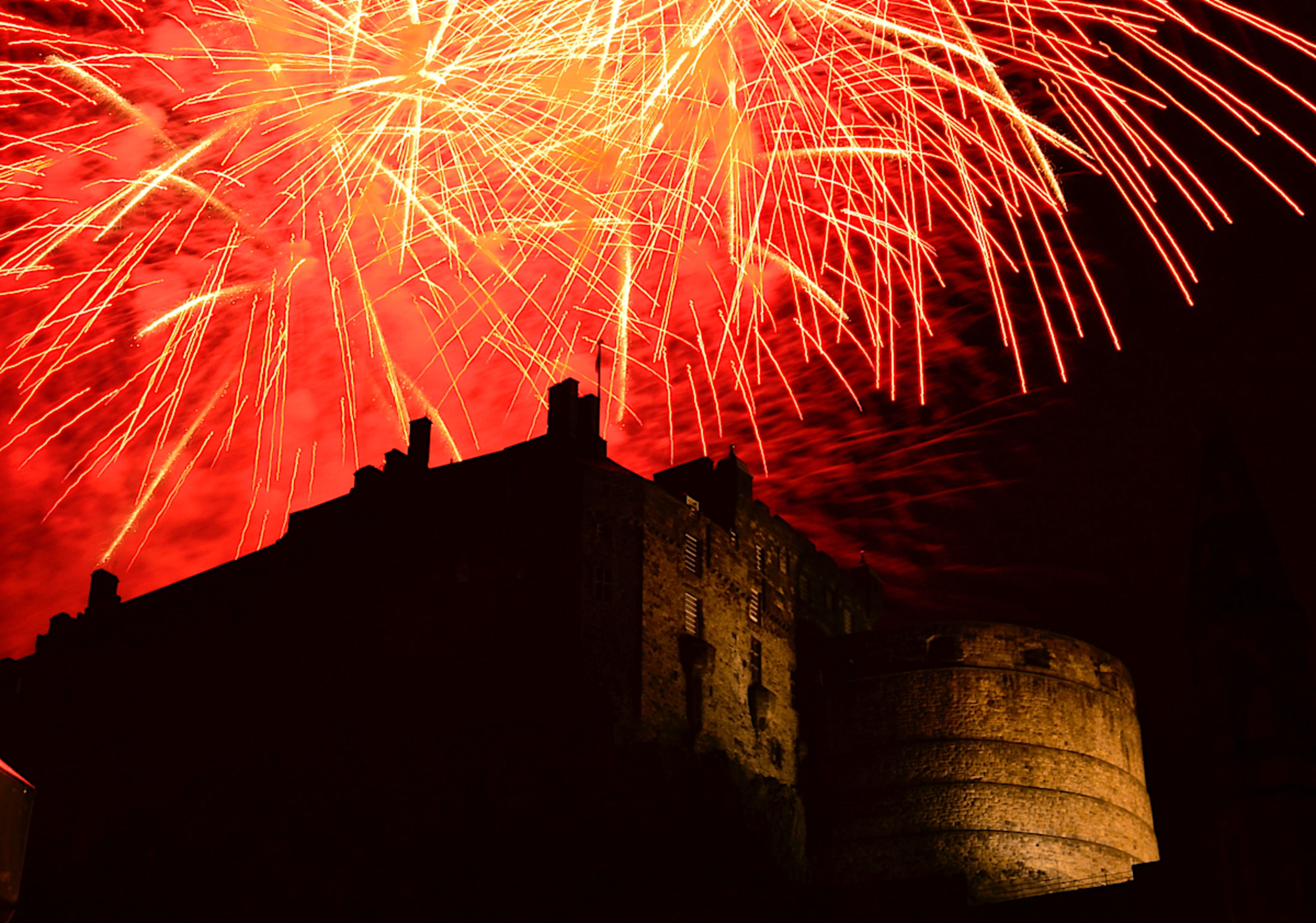 Fireworks at Edinburgh Castle