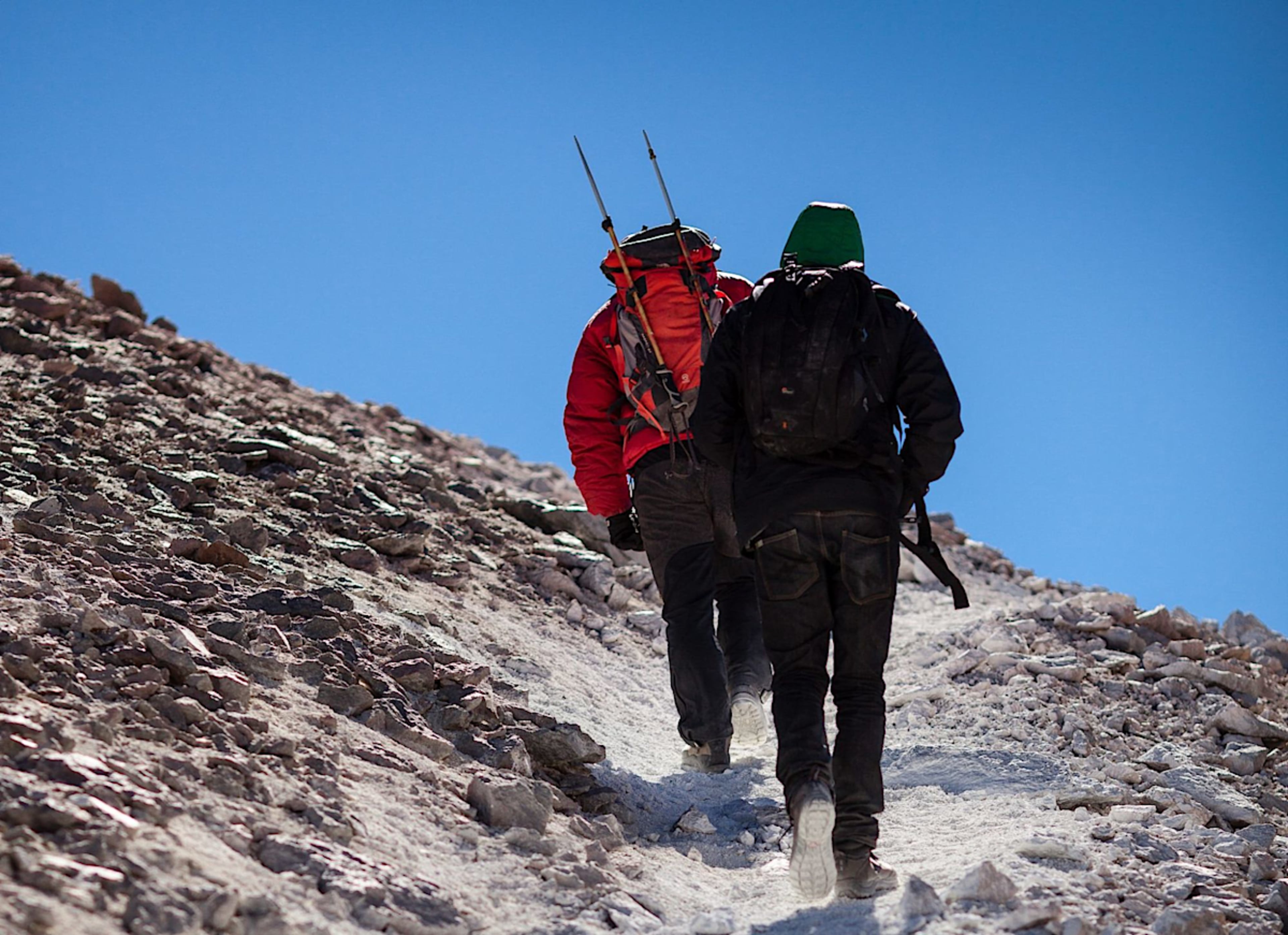 Climbing Toco Volcano
