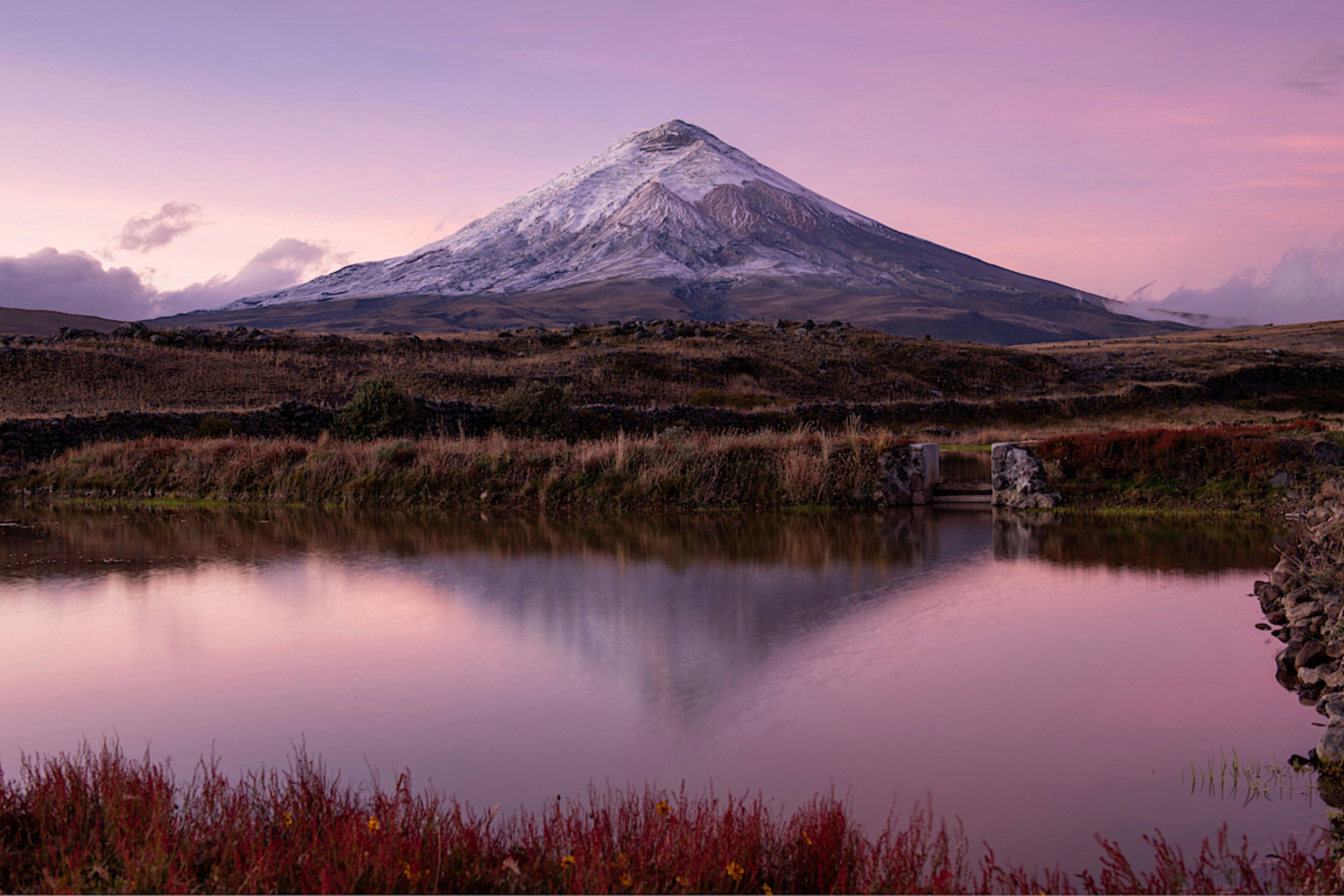 Evening Scenery in Cotopaxi