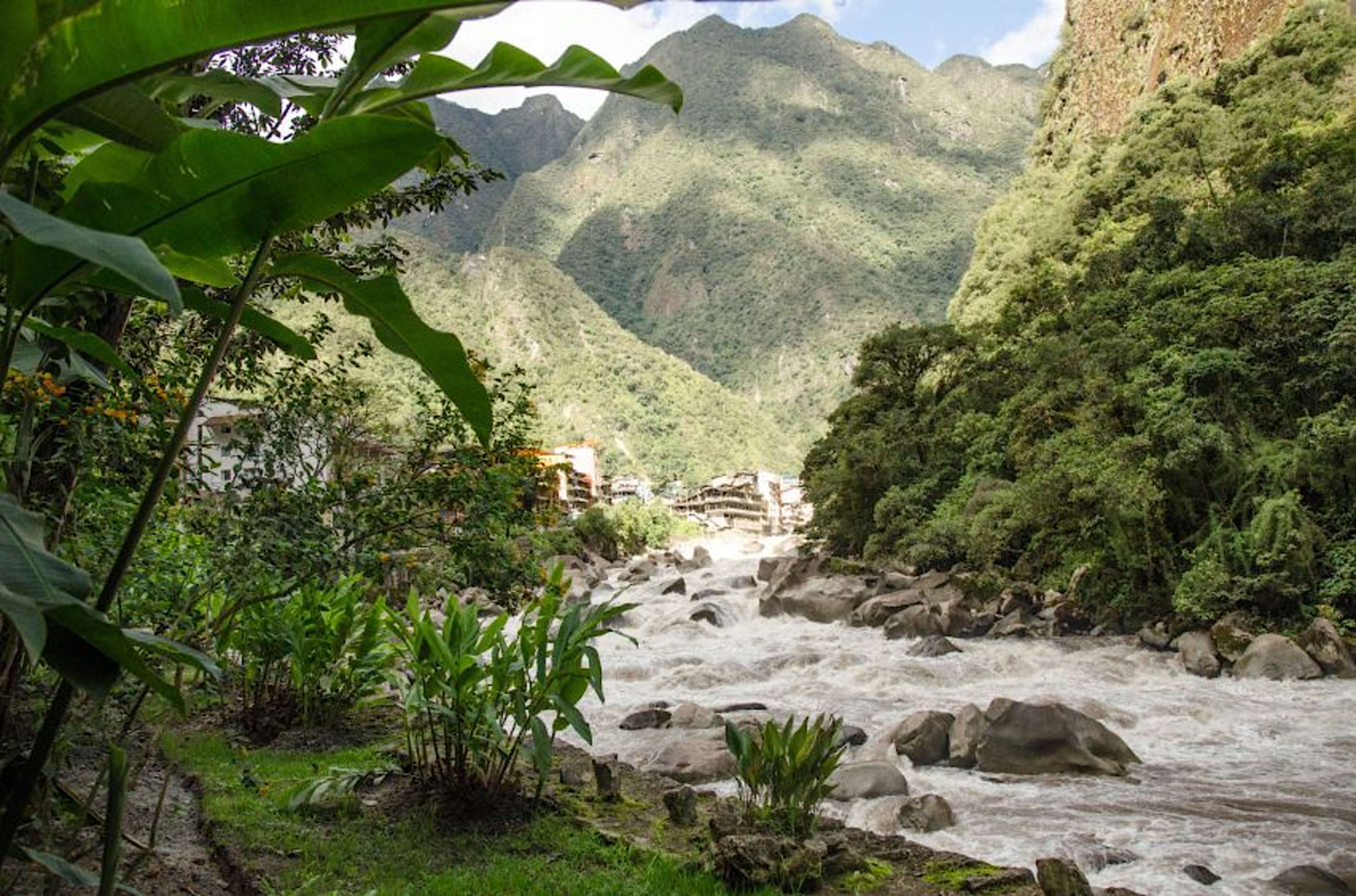 Sacred Valley Landscape Urubamba-River