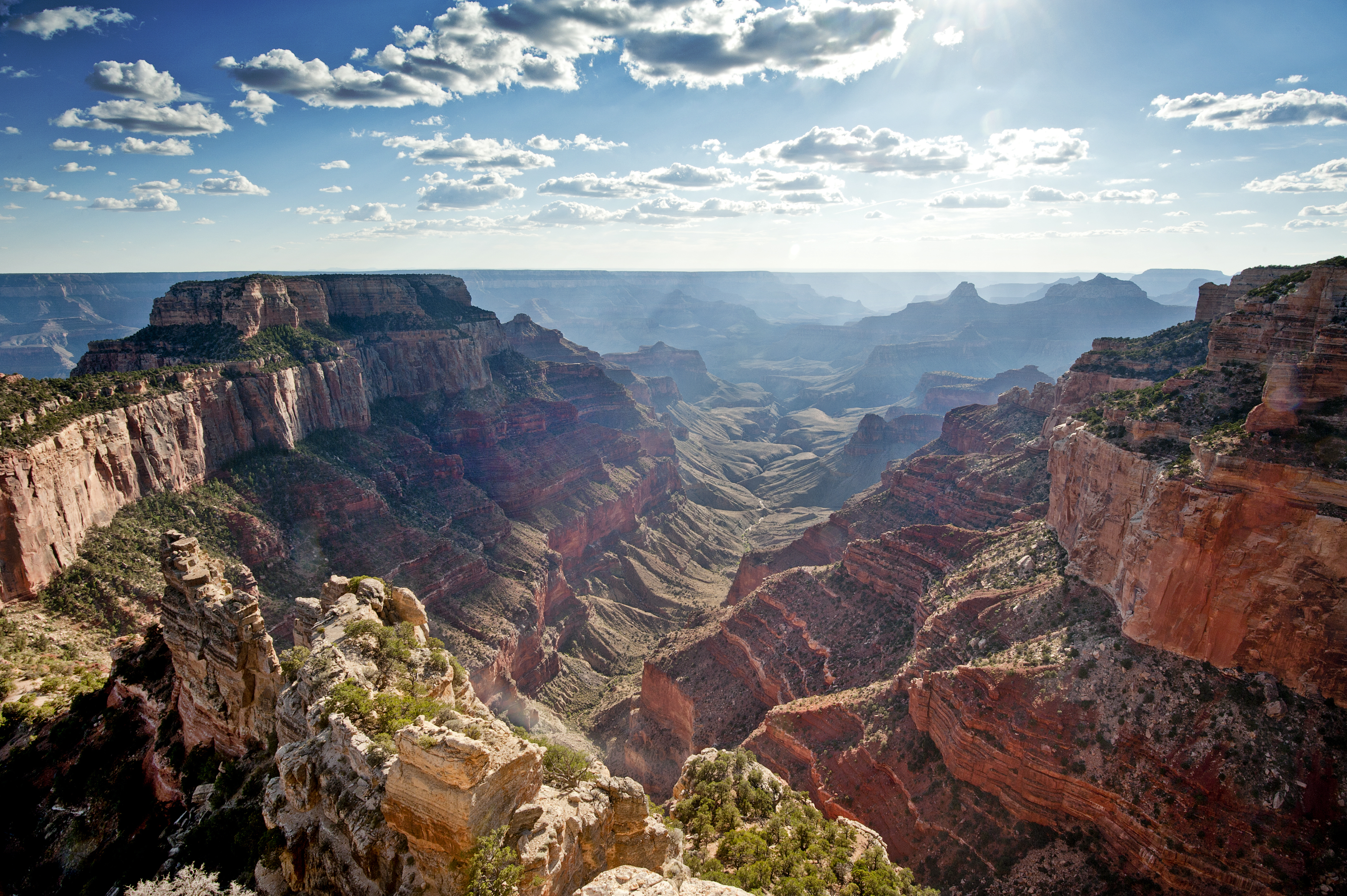 The North Rim of Grand Canyon National Park offers incredible views with fewer crowds.