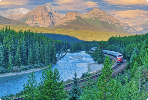 The Rocky Mountains to Vancouver by Rail