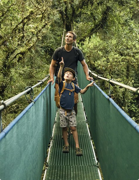 Costa Rica Rainforest to Beach for Families